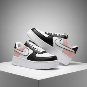 Маратонки  FLIHT Черно Бяло Розаво