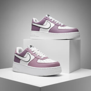 Маратонки  air Force Бял Лилав