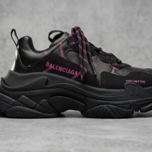 Маратонки Triple S Черно Розав