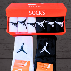 Чорапи 6 чифта #Jr Черно Бяло # Бяло