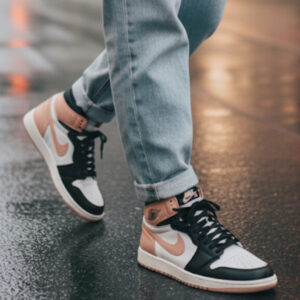 Кецове Jordan Черно Розаво