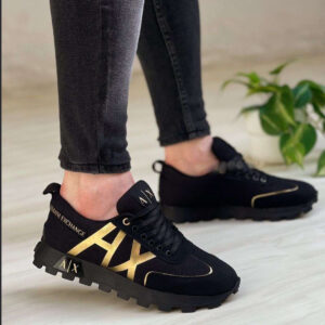 Маратонки A | X ЧЕРНО ЗЛАТИСТО